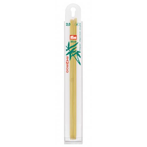 Prym Bamboo DPNs: 20cm