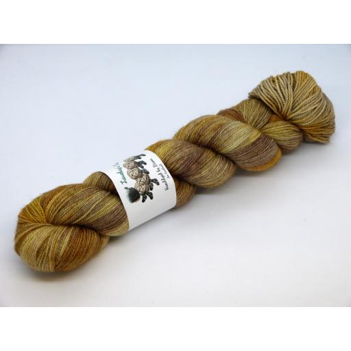 Lovebugs Yarns Bronze Sparkle Sock