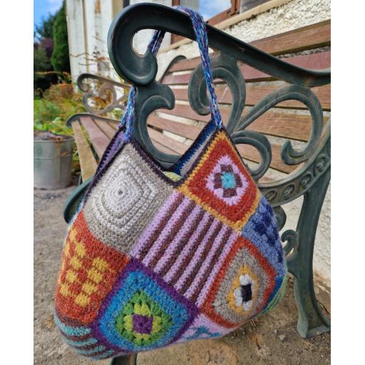 Wee County Bag crochet pattern